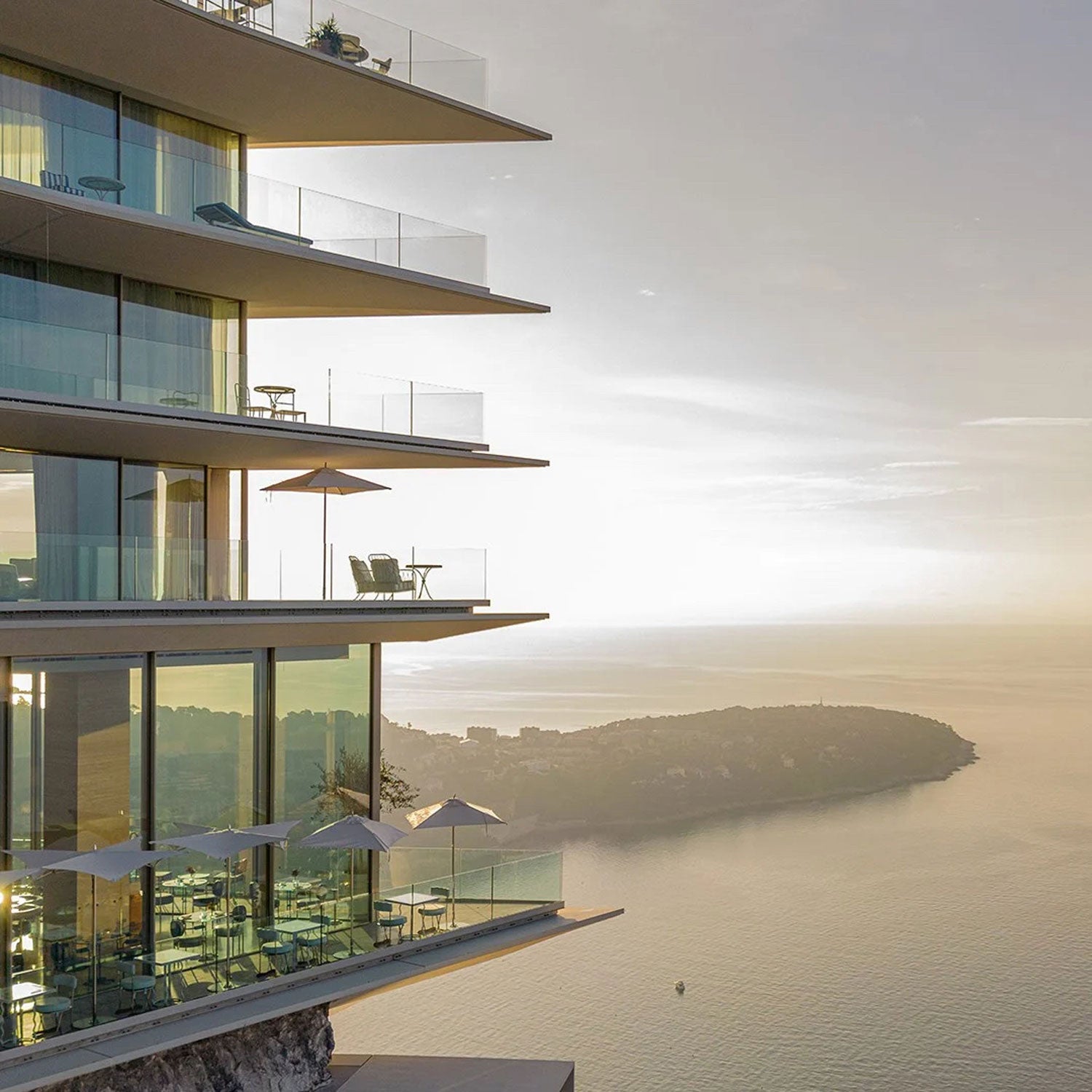 Oliver James Lilos luxury upholstered pool floats at the Maybourne Riviera.