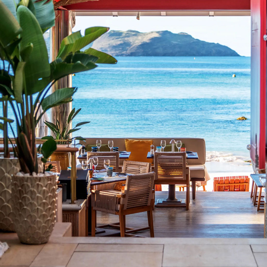 The best dining option at Eden Roc, Saint Barths